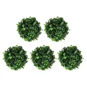 5pcs artificial topiary ball Patio Topiary Green Leaves Balls Topiary