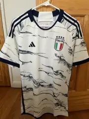 New adidas FIGC Italy Officially Licensed 2023 Away Jersey Men’s Size L