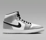 Nike Jordan 1 Mid Light Smoke Grey Shoes /554724-092