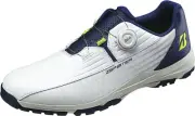 BRIDGESTONE Golf Shoes ZSP-BITER LIGHT BOA WIDE White Navy SHG350 US9(27cm)