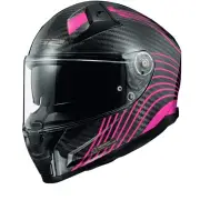 FF811 Vector II Carbon Flux Glossy Violet Full Face Helmet