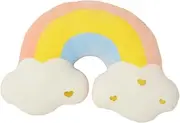 CLISPEED Rainbow Pillow Quirky Shaped Decoration Cushions Fluffy Key Rainbow Shape Cushion Cute Cloud Your Decor Pillows Aesthetic Faux Along with Rainbow Shape Doll Pillow Fabric