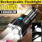 Super Bright 10000000LM Torch Led Flashlight USB Rechargeable Tactical Light AU