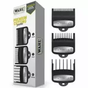 Wahl Premium Cutting Guide Clipper Guard Attachment Combs 0.5, 1 & 1.5 - 3 PACK