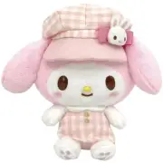 My Melody Plush Toy Sanrio Gingham Casquette Series New