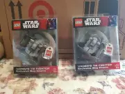 2007 Lego Star Wars Vader's Tie Fighter Exclusive Bag Charm Keychain NIB