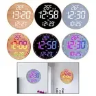 Digital Wall Clock Remote Control Home Decor for Bedroom Living Room Office