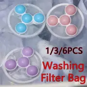 Floating Hair Filtering Mesh Removal Lint Catcher Washing Machine Filter Bag AU