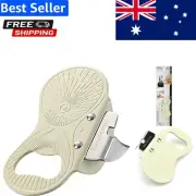Durable Stainless Steel Manual Can Opener - Pearl White with Ergonomic Grip