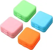 ORFOFE 8Pcs Small Travel Organizer Case for Medicine Portable Pill Storage Lids for Pocket Purse Briefcase and Compact Design for Daily Use