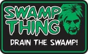 SWAMP THING DRAIN THE SWAMP ANTI HILLARY TRUMP DECAL BUMPER STICKER POLITICAL