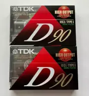 TDK 90 IEC 1/ TYPE 1 Cassette Tape ( Sqear Case), Bundle, 2 Cassete Tapes
