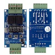 DC 12V Dual Programmable Relay Control Board Cycle Delay Timer Switch Module K