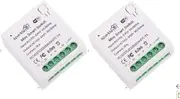 Matter Smart Mini DIY Relay Switch Works with Homekit& Alexa,App and Voice Control,Timer,Group Control,for Lamps, Fans, humidifiers,16A (2Packs)