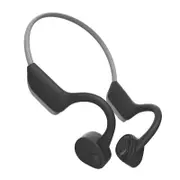 [bluetooth 5.0] J20 Bone Conduction Wireless Earphone Quick Charging IP56 Waterproof Sport Stereo Headset with Mic BLACK COLOR