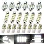 20PCS/SET COMBO LED LIGHT BULBS T10 / 31MM / 42MM WHITE 6000