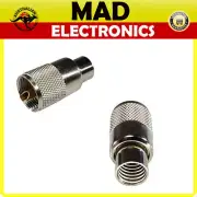 1 x PL259 Male SOLDER PLUG Connector UHF suits RG8 / RG213 cable