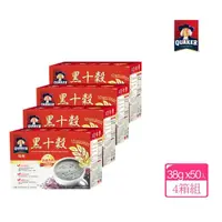 在飛比找momo購物網優惠-【美式賣場】QUAKER 桂格 黑十穀-減糖新配方x4盒(3