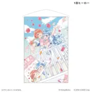 hololive x HoneyWorks B2 Tapestry Hero for a Day