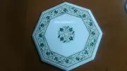 Marble 18" Malachite Side Coffee Side Table Top Mosaic Lapis Inlay