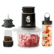 Electric Food Chopper, 4 in 1 Small Food Processor for Grinding Meat, Peeling...