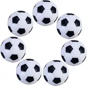 KOMBIUDA 8pcs Tabletop Soccer Balls Replacement Footballs for Foosball Table Diameter Accessory for Competitive and Casual Play