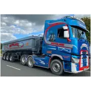 WSi 1:50 Scale Renault Trucks T High 6x2 Half Pipe Tipper Trailer 3