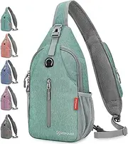 ZOMAKE Sling Bag 7L - Lightweight Crossbody Backpack Small Packs for Travel Hiking Outdoor Sport