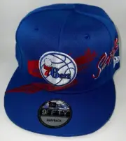 NBA Philadelphia 76ers Flat Brim CAP 9FIFTY Snapback Oz seller, Fast Postage