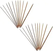SHINEOFI Handmade DIY Bamboo Knitting Needles Set 36pcs Double-Ended Circular Needles for Sweater Knitting Pins Fashionable Functional