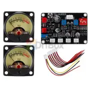 2x TR-35 VU Meter Header DB Level Audio Amplifier + Power Supply Driver Board