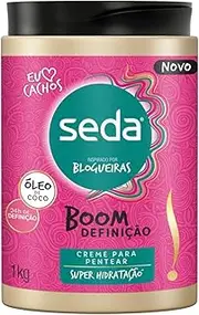 Linha Boom Looks Seda - Creme para Pentear Definicao 1000 Gr - (Seda Boom Looks Collection - Definition Combing Cream Net 1040ml)