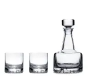 Orrefors Erik Decanter 3 Piece Set (2) DOF (1) Decanter Clear 6242405