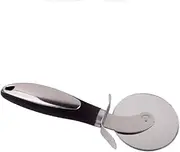 Classic Pizza Wheel with Sharp Blade – 9-Inch Cutter for Pies and More, Built-in Finger Guard, Dishwasher Safe (Black, One Size)