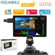 FEELWORLD LUT5E 5.5" DSLR Camera Field Monitor 1600nit Bright 4K HDMI Touch HD