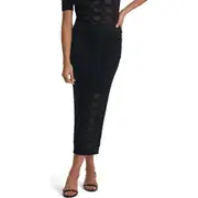 Favorite Daughter The Courtside Pattern Maxi Sweater Skirt in Navy at Nordstrom, Size Large