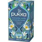 Pukka Chamomile Vanilla & Manuka Honey Herbal Tea Sachets 20 pack