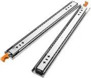 Drawer Slides Runners Heavy Duty Locking Ball Bearing Rails Cabinet Track Guide