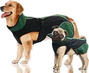 Dog Soft Shell Fleece Jacket,Windproof and Slightly Waterproof Snowsuit for Outdoor.Keep Warm for Small &Medium &Large Dogs