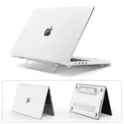 For Macbook Air Pro 13" 14" 15" 16" M4 2025 M3 Clear Case A2681 A2941 WITH STAND