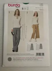 Burda 6701 Sewing Pattern Multisize Eur-36-46 US 10-20 - Pants