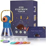 Matteobenni Kids Multifunctional Story Projector, Night Lights Storybook Toy, Educational Toys Gifts for 3-12 Year Old Boys/Girls, Yellow