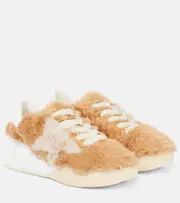 [Stella McCartney] Stella McCartney Loop faux fur sneakers AU 4 multicoloured