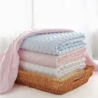 在飛比找momo購物網優惠-【JoyNa】兩入-包巾嬰兒被 透氣親膚毛毯蓋毯空調被