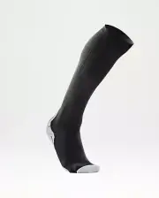 2XU MA3263E SKI SNOWBOARD WOOL THERMAL COMPRESSION SOCKS MEN'S MEDIUM BLACK NEW!