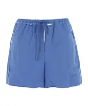 Miu Miu Drawstring Elastic Waist Shorts 2,3 Blue