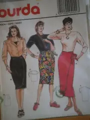 Burda 4022 Sewing Pattern Skirt Vintage Original