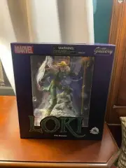 NEW MARVEL GALLERY LOKI 10" PVC DIORAMA TOY FIGURE STATUE DIAMOND SELECT AVENGER
