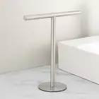 Free Standing Towel Rack Stainless Steel Hand Towel Holder Bath Towel Bar Stand