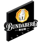Bundy Bundaberg Rum Bear Keyring Rack Holder